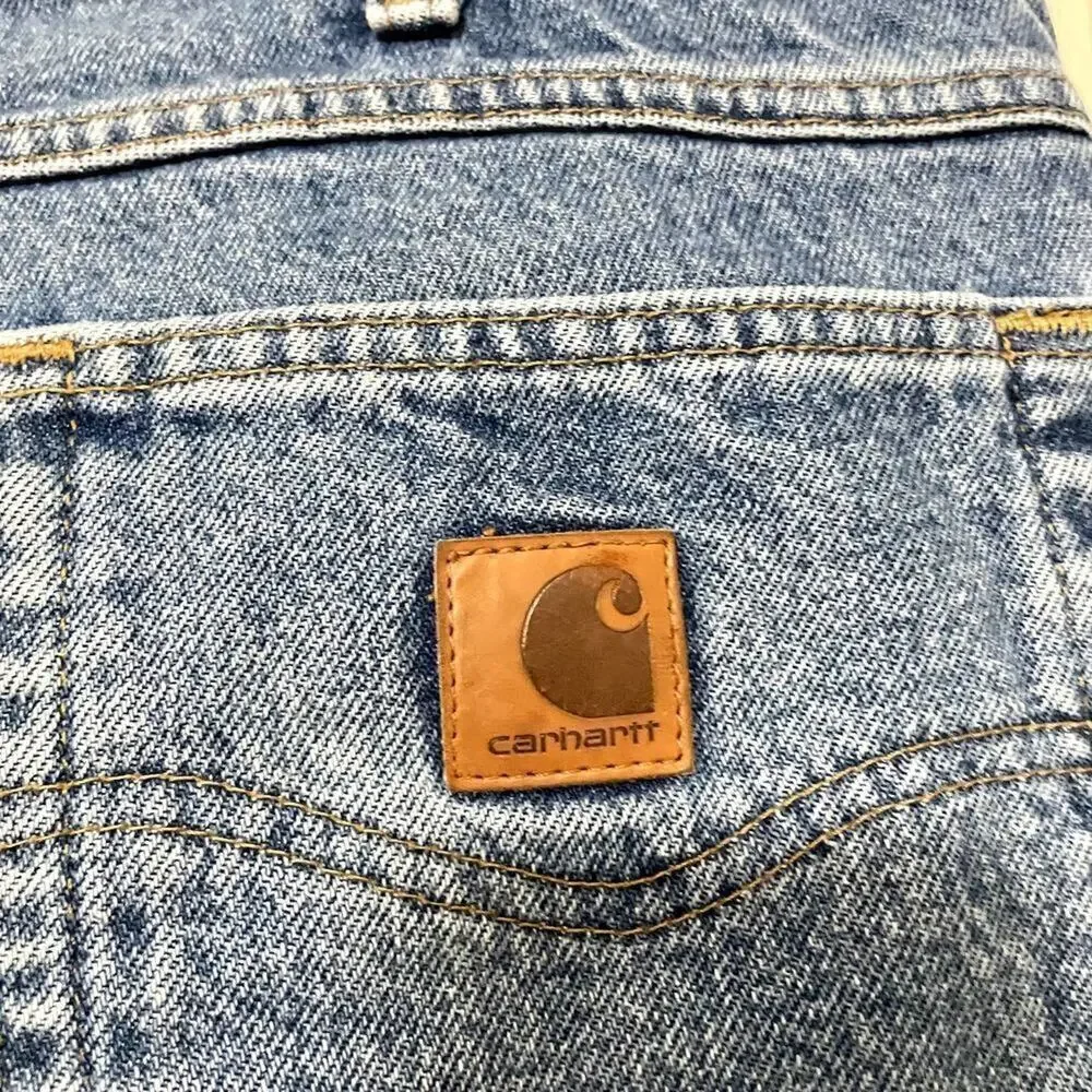 Carhartt‎ Classic Fit 5 Pocket Blue Jeans Men's SZ 32 Denim Streetwear
